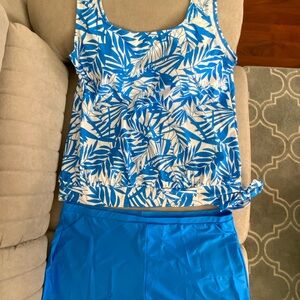 Women’s 2-pc Tankini Scoop Neck Bathing Suit